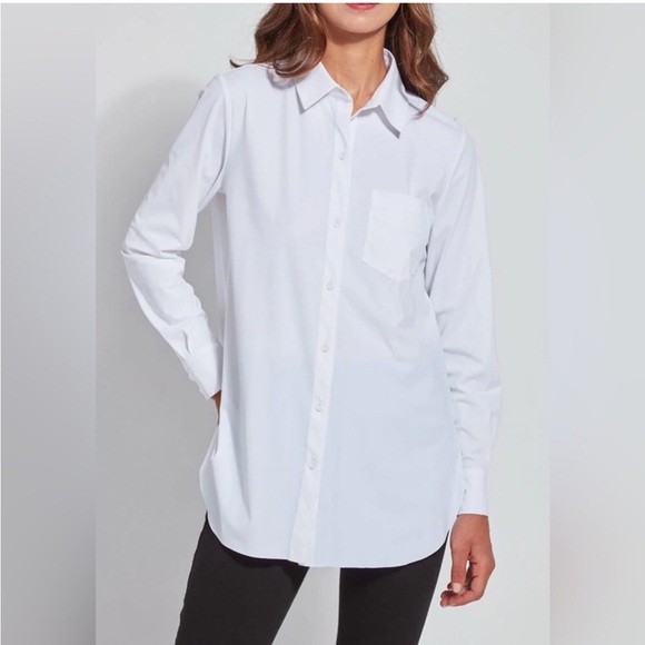 Lysse Schiffer Button Down Shirt sz M - Picture 2 of 9